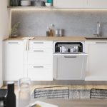 Built-In Dishwasher 10 Place Settings 7 Programs White 30 Min Quick Wash - Image 9