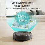 Robot Vacuum And Mop 5000Pa Carpet Boost 120 Min Black - Image 9