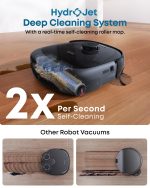 Robot Vacuum And Mop 20000Pa Suction Auto-Emptying Black - Image 3