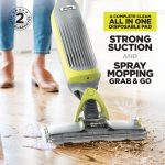 2-in-1 Cordless Hard Floor Vacuum Spray Mop Charcoal Grey - Image 3