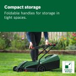 Corded Lawn Mower 32cm 1200W 31L Grass Box Extra Blade - Image 4