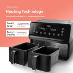 Dual Zone Air Fryer 9L 8-in-1 2700W Extra-Large Capacity - Image 2