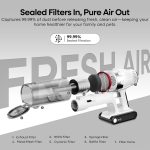 Cordless Stick Vacuum Cleaner 580W 48KPa Suction 65 Min White - Image 7
