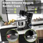 Stand Mixer 8L 6 Speeds Tilt-Head Stainless Steel Bowl Black - Image 7