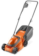 Corded Wheeled Lawn Mower 32cm 1300W 30L Grass Box Orange Grey - Image 8