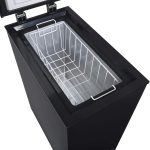 Chest Freezer 60L Slimline Compact Manual Defrost Black - Image 5