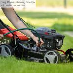 Self-Propelled Petrol Lawn Mower 42cm 131cc 45L Grass Box Red Black - Image 7