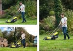 Cordless Lawnmower And Grass Trimmer Twin Kit 33cm 25cm 18V Green - Image 4