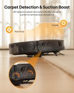 Robot Vacuum Cleaner 5000Pa Suction 180 Min Ultra Slim Black - Image 9