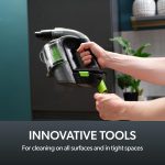 Cordless Handheld Vacuum Cleaner 22V 20-Minute Runtime Grey/Green/Black - Image 7