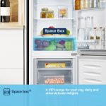 Freestanding Fridge Freezer 175L 60/40 Split E Rated White Reversible Door - Image 6