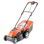 Corded Electric Hover Lawn Mower 1500W 36cm 40L 5 Heights Orange Grey