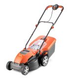 Corded Electric Hover Lawn Mower 1500W 36cm 40L 5 Heights Orange Grey