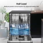 Freestanding Dishwasher 13 Place Settings 60cm Black - Image 9