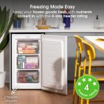 Under Counter Freezer 48cm 60L Freestanding White Reversible Door - Image 8