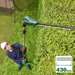 Telescopic Hedge Trimmer 18V Cordless 135° Pivoting Head Green - Image 5