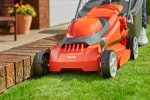 Corded Electric Lawn Mower 1600W 38cm 45L 5 Heights Orange Grey - Image 4