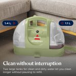 Portable Spot Cleaner 7800Pa Suction Dual Tank 1.4L Green - Image 9
