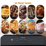 Dual Zone Air Fryer Oven 22L 2400W 10-in-1 Digital Touch Stainless Steel - Image 8