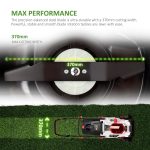 Cordless Lawn Mower 37cm 40V 2x4.0Ah Batteries 6 Heights 35L - Image 4