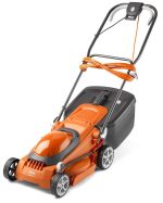 Corded Electric Lawn Mower 1600W 38cm 45L 5 Heights Orange Grey