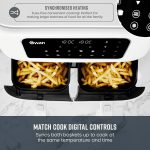 Air Fryer 8L Dual Basket 13 Presets Match Cook White - Image 4