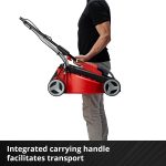 Cordless Lawn Mower 30cm 18V Brushless Motor Red Black - Image 5
