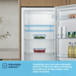 Freestanding Larder Fridge 242L 55cm White E Rated - Image 8