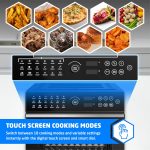 Air Fryer Oven 30L 1800W With Rotisserie 20-In-1 Dual Cook Black - Image 3