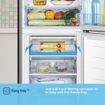 Freestanding Fridge Freezer 252L 50/50 No Frost LED Silver - Image 6