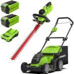 Cordless Lawnmower 41cm Cutting Width 50L Bag 2x 40V 2Ah Batteries - Image 10