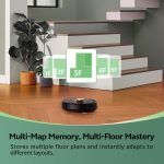 Robot Vacuum And Mop 8000Pa LiDAR Navigation 150 Min Black - Image 5