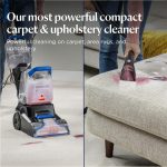 Compact Carpet Cleaner 600W 0.5L Detachable Hose Blue - Image 3