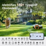 Robotic Lawn Mower 500m² EFLS 2.0 RTK Vision AI Mapping Grey - Image 4