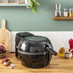 Air Fryer 1.2kg Capacity 1550W 6 People Low Oil Automatic Scoop Black - Image 4
