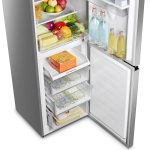 Freestanding Fridge Freezer 256L Total No Frost Water Dispenser Silver - Image 7