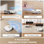 Robot Vacuum And Mop 19,000Pa Suction Obstacle Avoidance White - Image 8