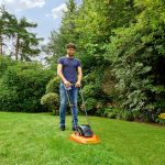 Electric Hover Mower 30cm Deck 1200W Corded Compact Lightweight - Image 4
