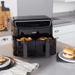 Dual Air Fryer 8.2L 12 Presets Sync & Match Cook Black - Image 5