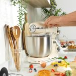 Stand Mixer 5L 1300W 8 Speed Cream - Image 5
