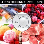 Upright Freezer 90L Reversible Door Adjustable Thermostat Black - Image 5