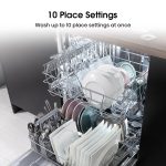 Built-In Dishwasher 10 Place Settings 7 Programs White 30 Min Quick Wash - Image 4