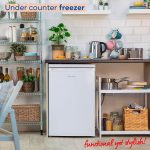 Under Counter Freezer 91L 55cm White Freestanding - Image 3