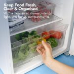 Under Counter Fridge 91L 48cm Chill Box Reversible Door White - Image 6