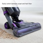 Upright Vacuum Cleaner 820W Bagless Multi-Cyclonic Lightweight Purple - Image 5