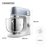 Stand Mixer 5L 1000W 6 Speed Blue - Image 5
