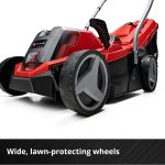 Cordless Lawn Mower 33cm 18V 4.0Ah Brushless Motor Red Black - Image 10