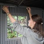 Garden Storage Shed 7 X 9.5 Ft Light Grey HDPE Steel Reinforced - Image 7