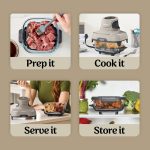 Portable Air Fryer 3.8L 1700W 4 Functions Stone - Image 8