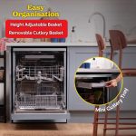 Freestanding Dishwasher 14 Place Settings 60cm Stainless Steel - Image 4